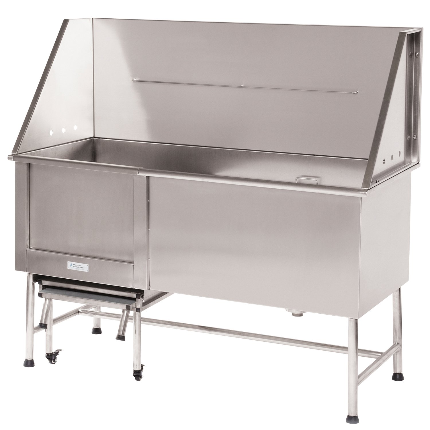 Master Equipment Superior Stainless Left Plumbed Bath Tub 60-Inch