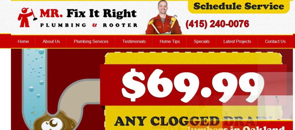 Mr Fix It Right Plumbing And Rooter Oakland Ca