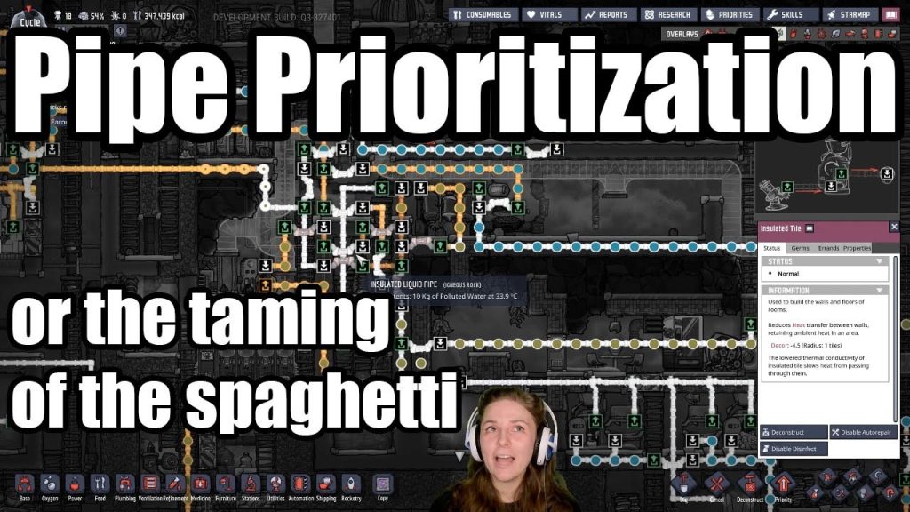 Oxygen Not Included How To Make Plumber Deconstruct Pipe