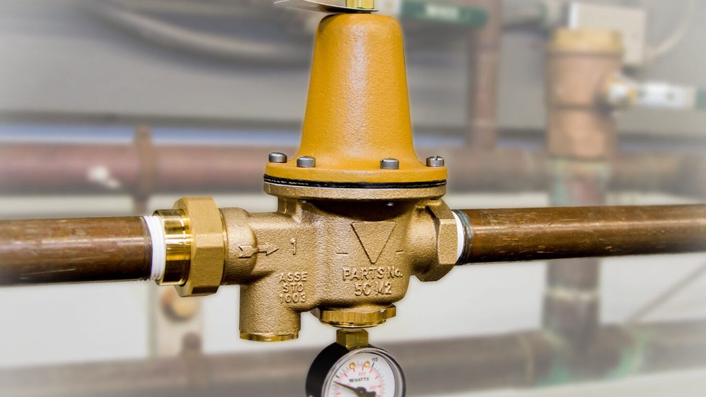 Parts For Plumbing Regulator To Reduce Pressure To House