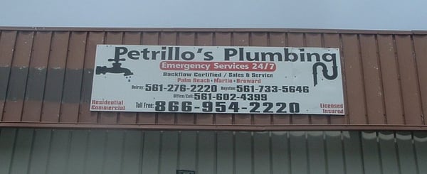 Petrillo’s Plumbing Inc: Expert Service on Doctor Andres Way, Delray Beach