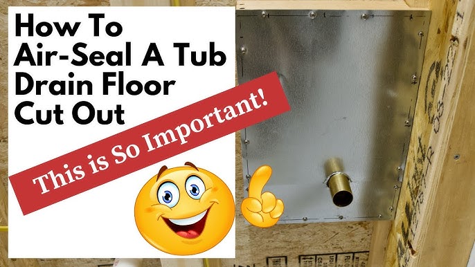 What Is the Phrase for Area of Floor Cut Out for Plumbing?