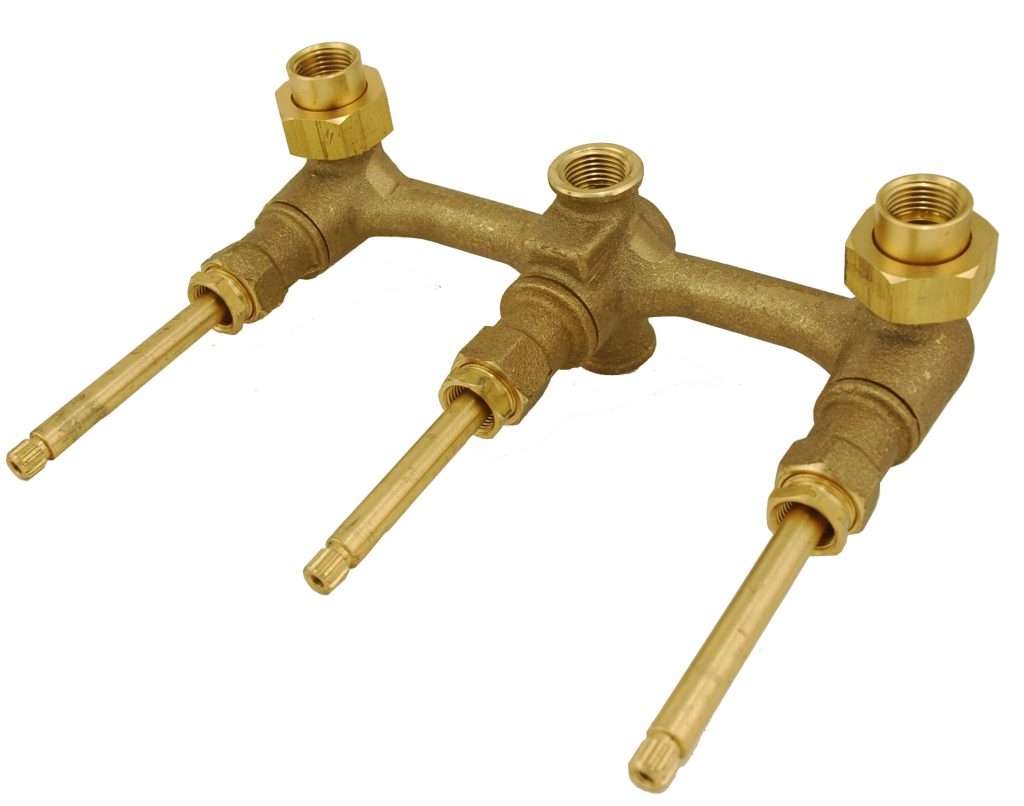 Pictures Of 3 Prong Shower Stem And Tub Plumbing