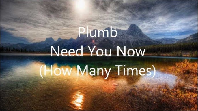 Plumb Need You Now Accompaniment Guide