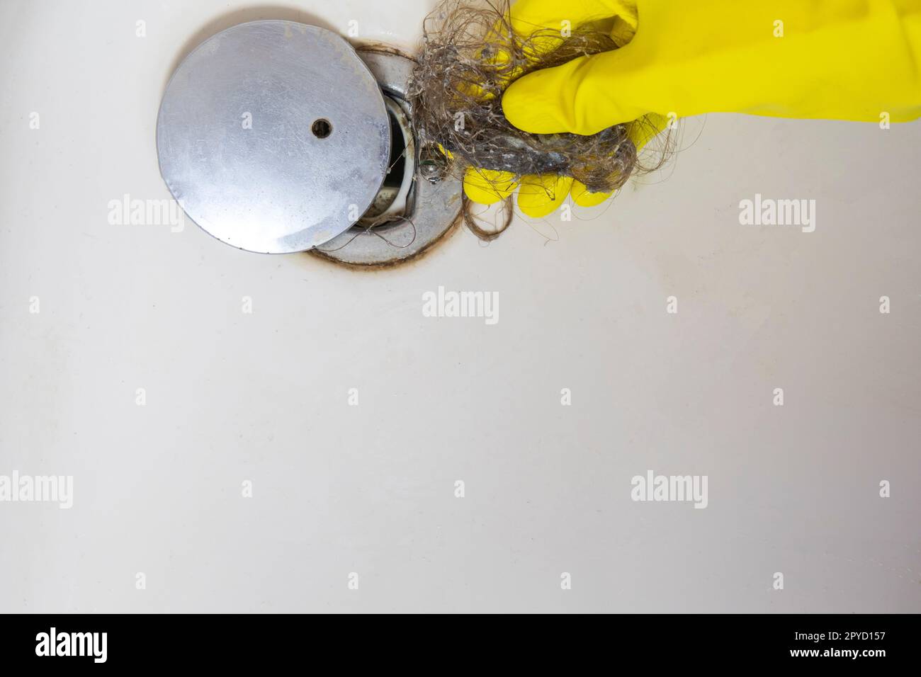Plumber Standing Up Holding A Massive Hair Clog Pic: The Shocking Truth