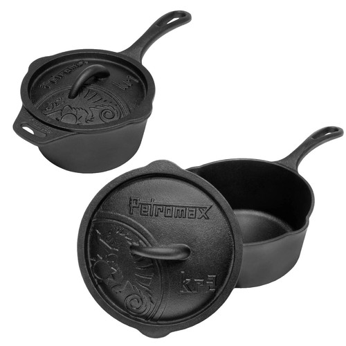 Plumber’s Vintage Cast Iron Lead Pot With Removable Handle Guide