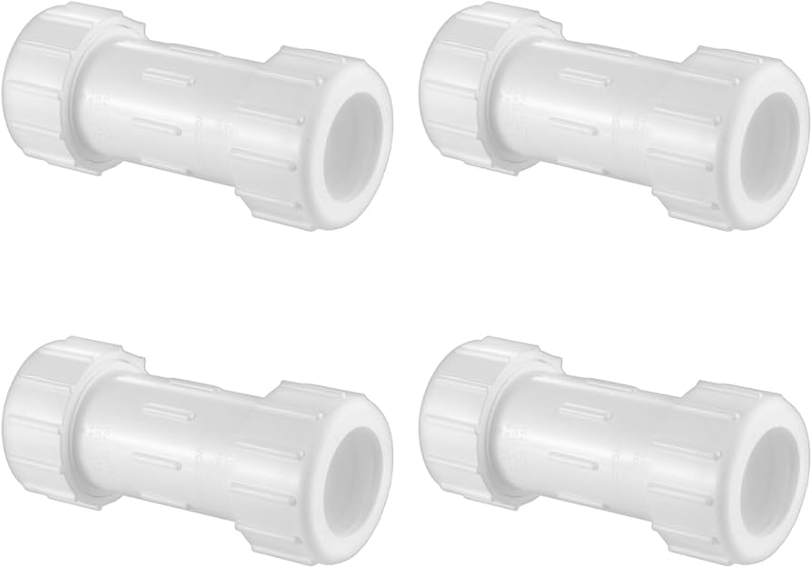 Plumbing 3/4 to 1/2 PVC Compression Coupling Guide