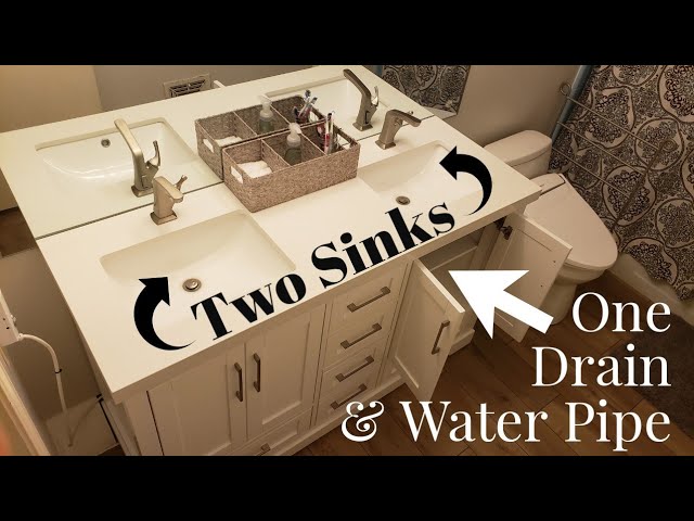 Plumbing For Double Sink Vanity From Single Sink Sharkbite