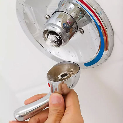 Fix Broken Plastic Flange Nipple Holding Shower Handle