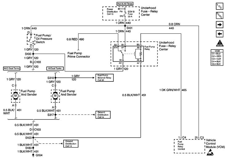 GMC Sierra 3500 HD Fuel Pump Install Diagram Guide