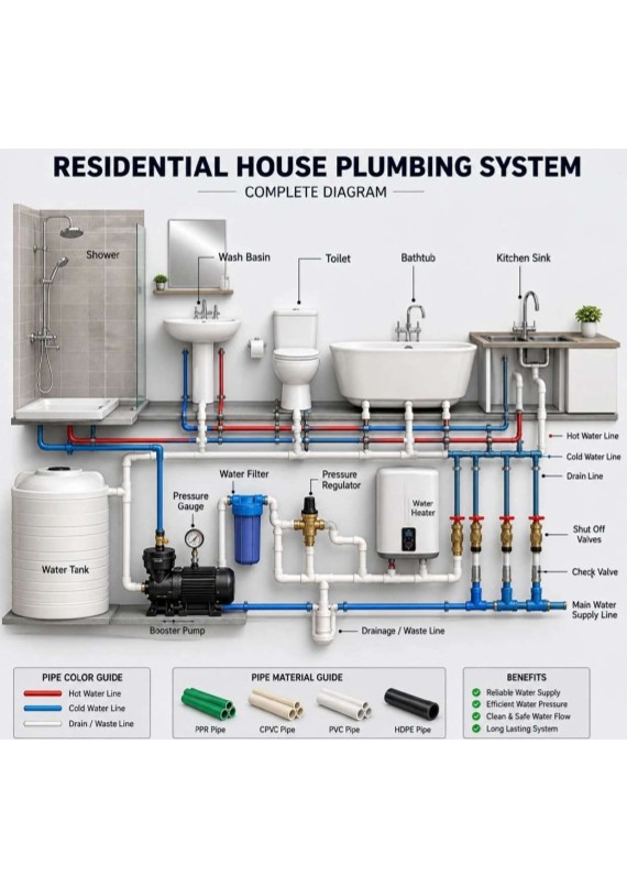 Plumbing Is The Overall Combination Of What Three Systems?