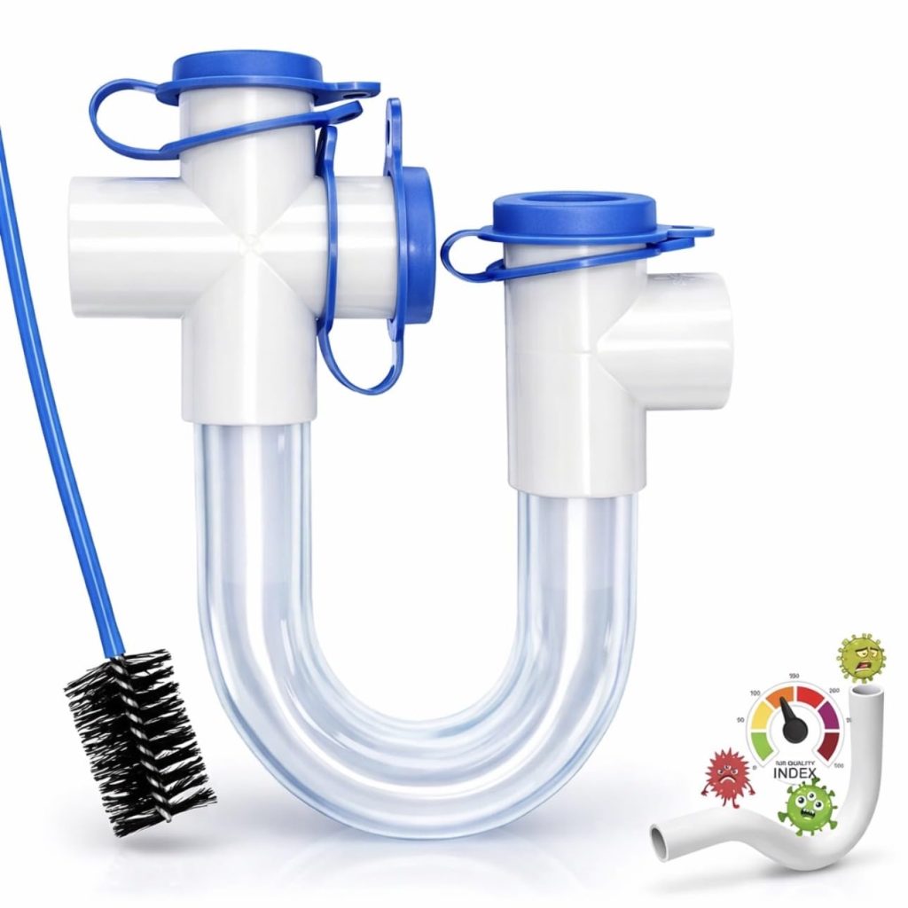 Plumbing Pvc Trap With Solenoid Valve And Heating Element