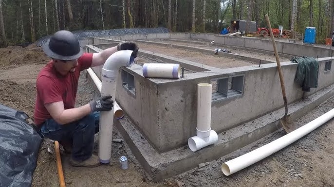 Plumbing Sewage Drain For Ranch House On Crawl Space