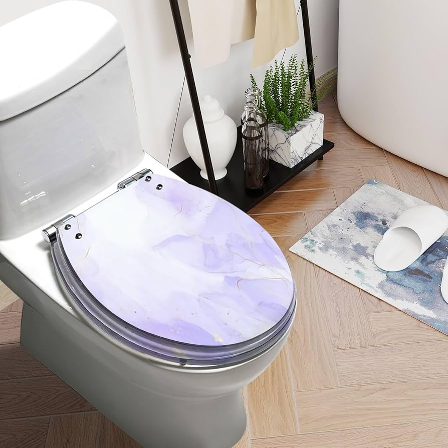 Plumbing Technologies 6F1R1-49 Deluxe Purple Round Seat