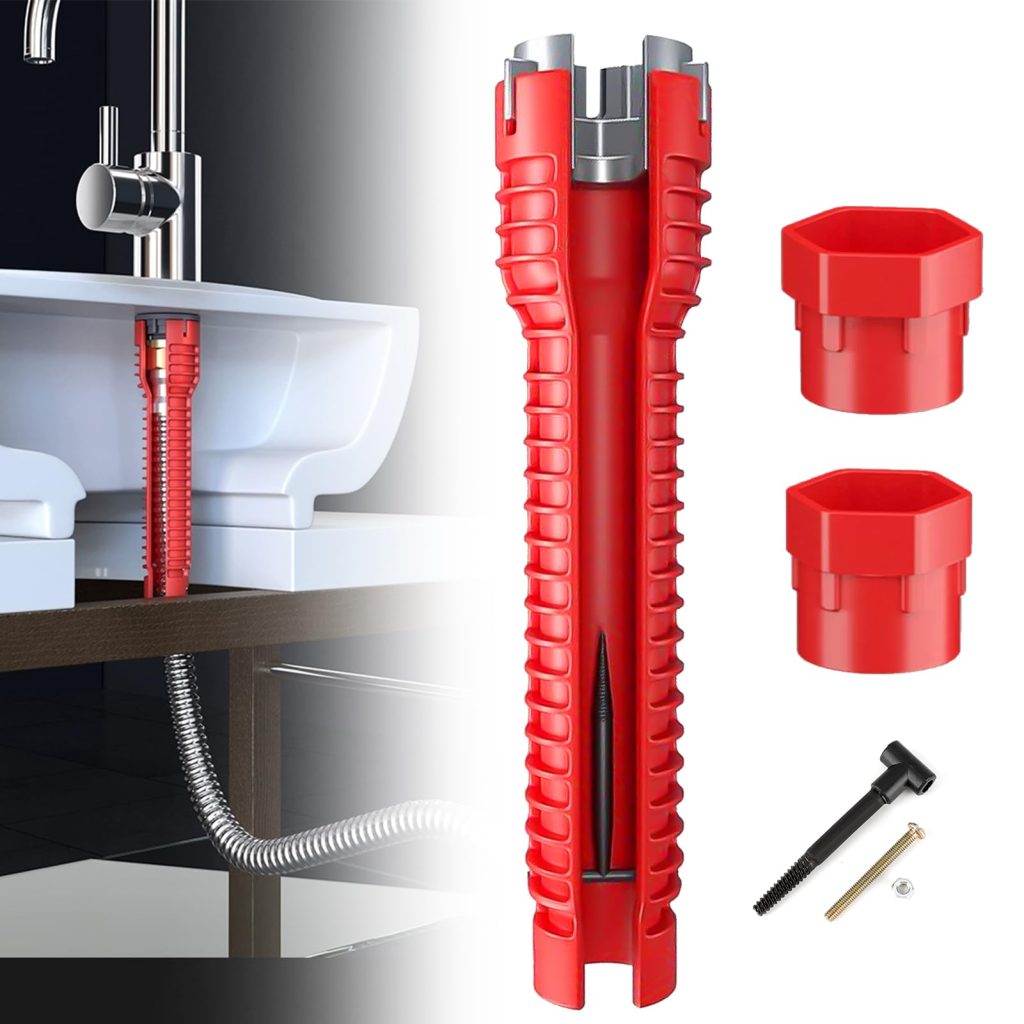 Plumbing Wrench For Tightening A Faucet To The Sink
