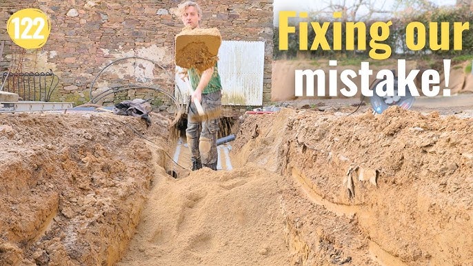 Remove Dirt Under Old Farm House To Fix Plumbing