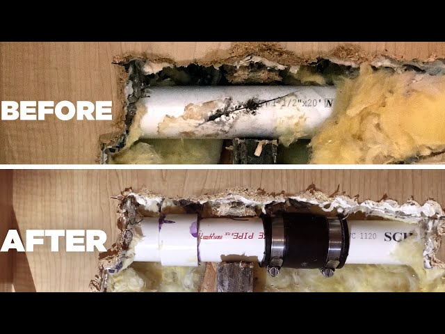 Fixing Popped Out Plumbing Pipes Inside The Wall