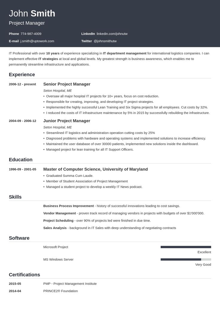 Resume Example For Licensed Plumbing Contractor: Land Your Dream Job