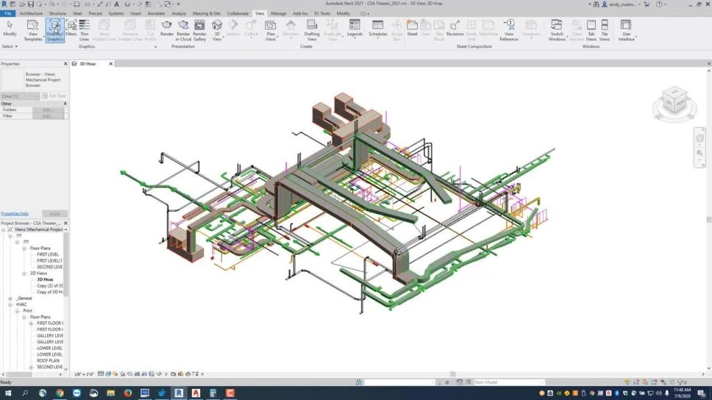Revit How Do I Extract Views From The Plumbing