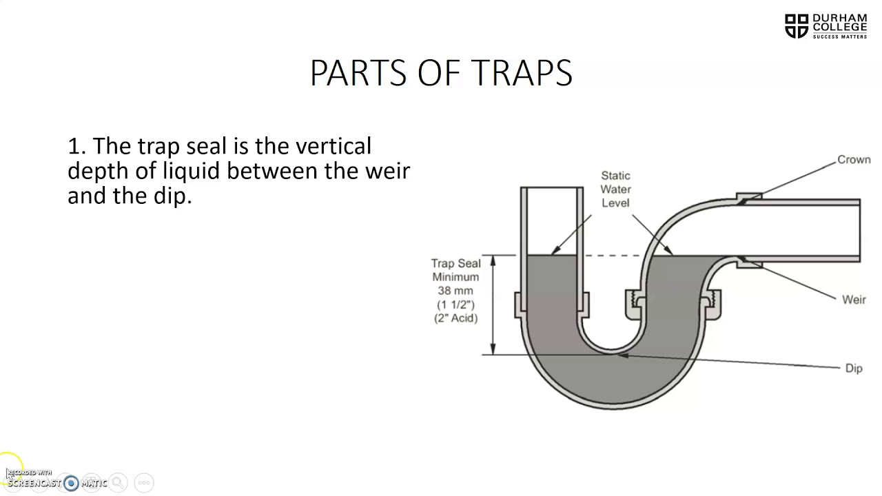Trap in Plumbing: Select The Best Description