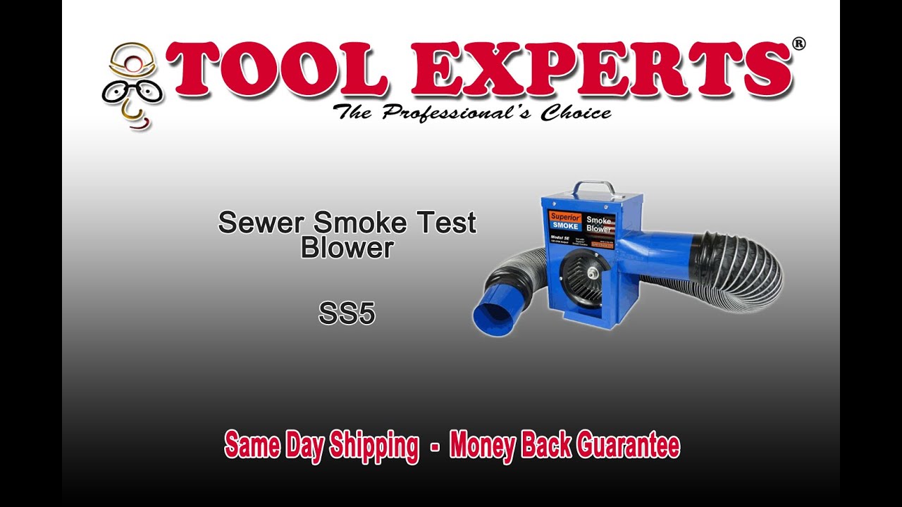 Master Plumbing Tests with the Superior SS5E Smoke Blower