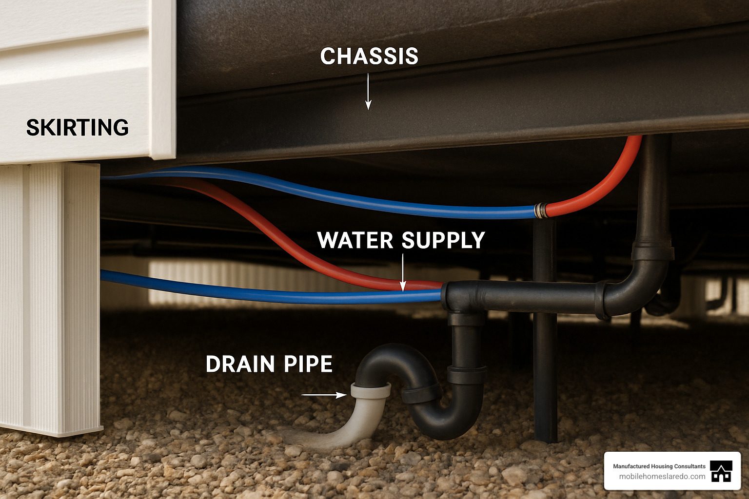 Show Me A Picture Of Mobile Home Plumbing Location