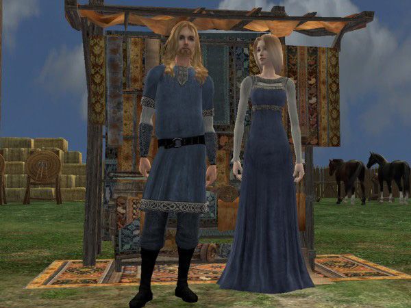 Sims 2 Medieval Clothing Default List & Plumb Bob Keep Guide