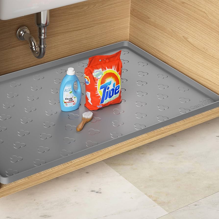 Sink Bathroom Cabinet Mats For Plumbing From The Floor