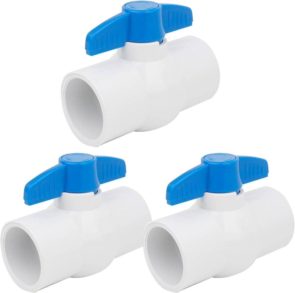 1.5 Inch Ball Valve Blue Handle: Pool Plumbing Guide