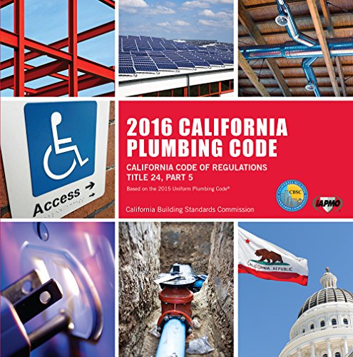 2016 California Plumbing Code Title 24 Part 5: Key Guide