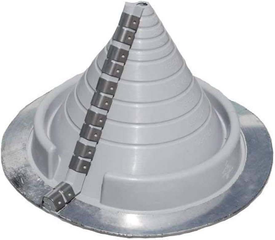 4 1/2 Plumbing Roof Vent Flashing Gasket Guide