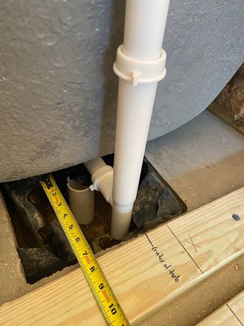5 Foot Bathtub Rough In Plumbing Cement Slab Guide