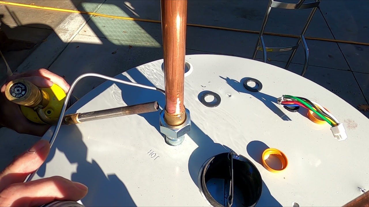 50 Gal Power Vent Water Heater Plumbing Guide
