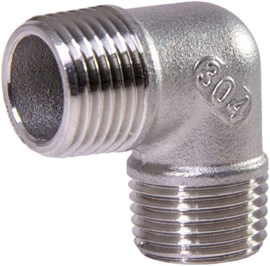 90-Degree Plumbing Part Three Quarter Inch Male Screw Guide