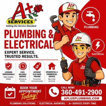 A Plus Plumbing Electric And Septic Olympia WA Review