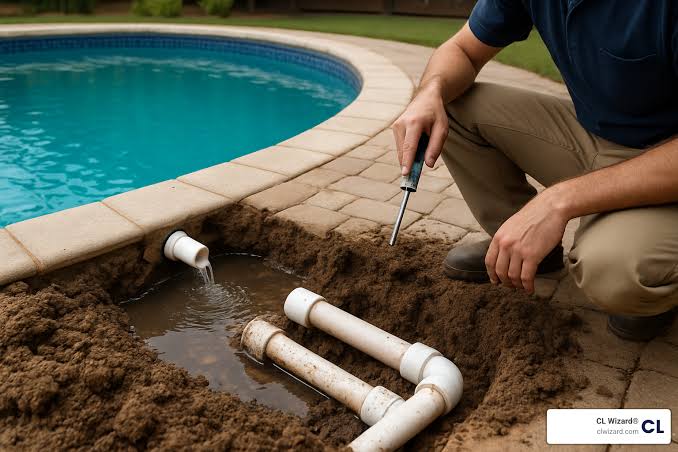 Swimming Pool Plumbing Return Line Leak Repair South Dakota Guide