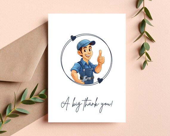 Thank You Notes To Send To A Master Plumber: 7 Perfect Templates