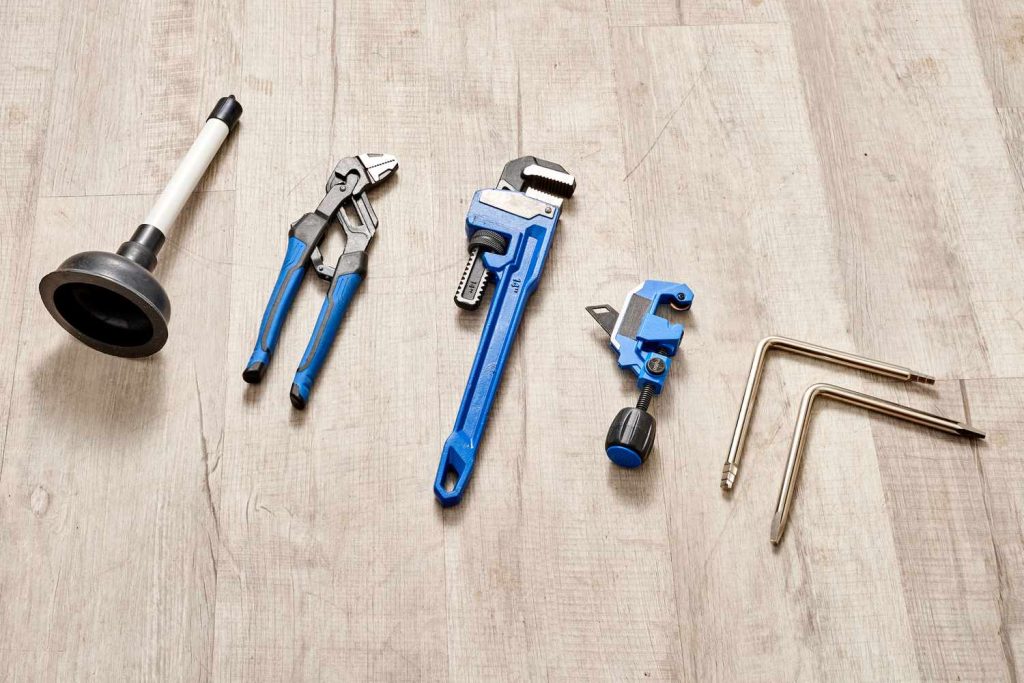 The Spruce Basic-Plumbing-Tools-2718 8 Essential Plumbing Tools The Spruce