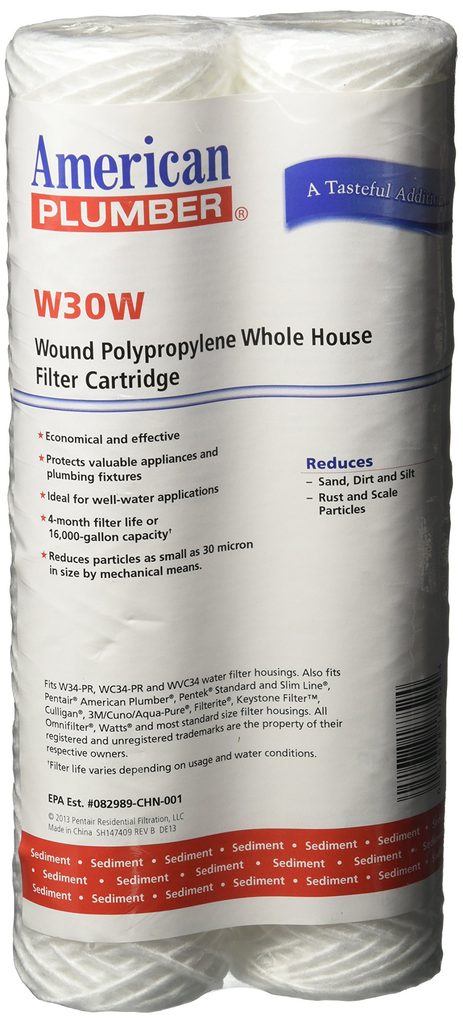 American Plumber W-410-Sdf Automatic Sediment Whole House Filter