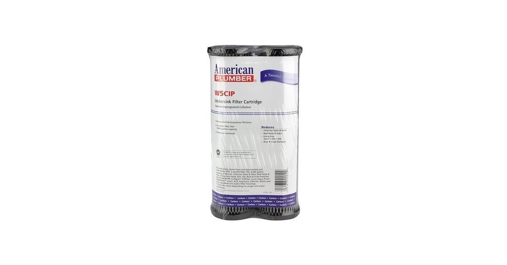 American Plumber W5Cip Undersink Filter Replacement Cartridge 2-Pack