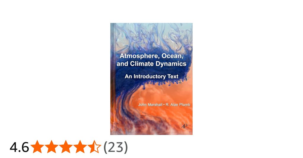 Atmosphere Ocean And Climate Dynamics Marshall And Plumb