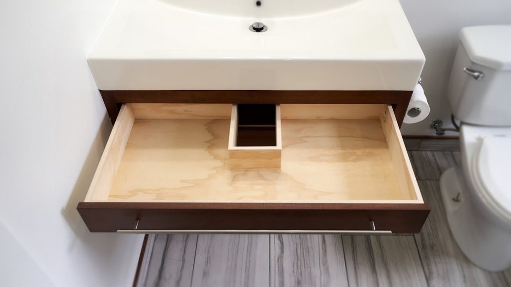 Bathroom Vanity Drawers Drawer Cut Out For Plumbing