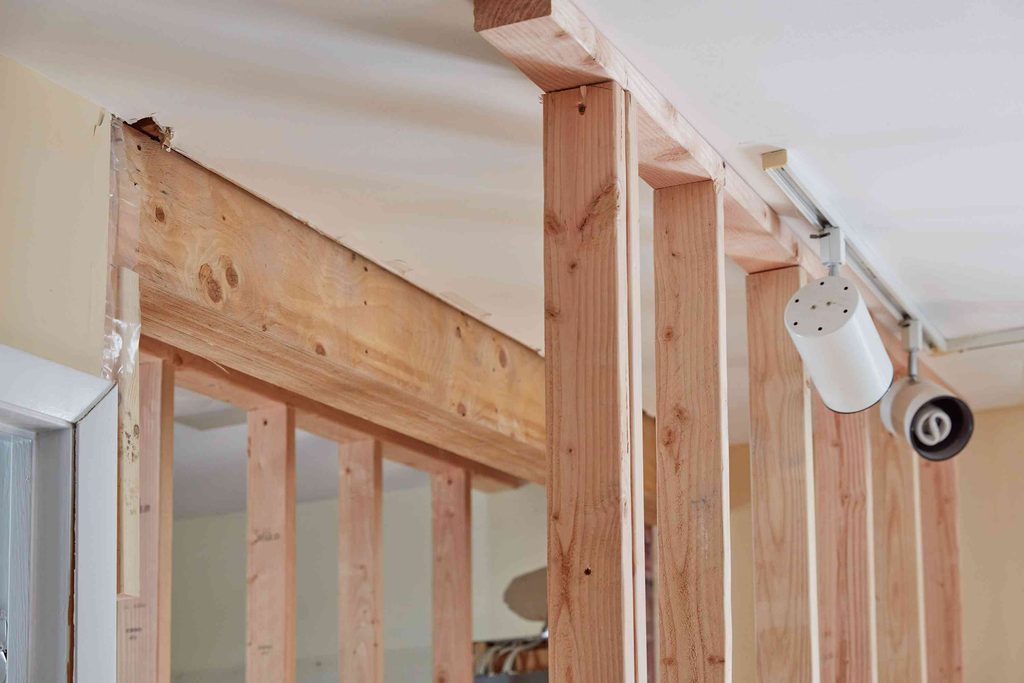 Bearing Wall Removal Load Bearing Beam With Plumbing