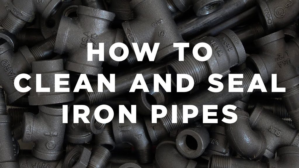 Black Iron Plumbing Pipe How To Get Flush