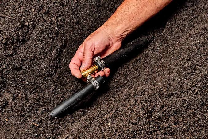 Black Pex Pipe Used In Trailer Home Plumbing