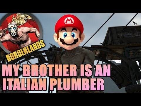 Borderlands Trophy My Brother Is An Italian Plumber