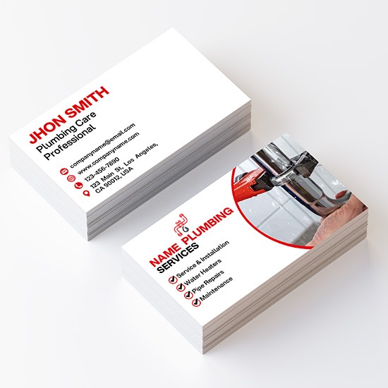 Business Card For Sam Guage Plumbing Rochester Ny