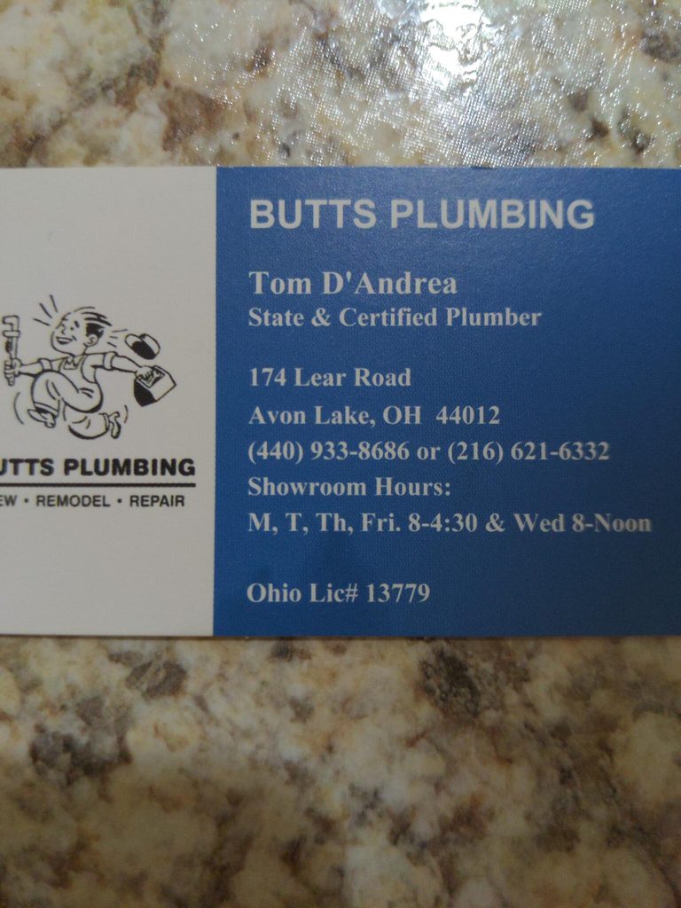 Butts Plumbing And Heating Inc Avon Lake Oh