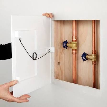Can a Door Frame Wall Hide Plumbing?