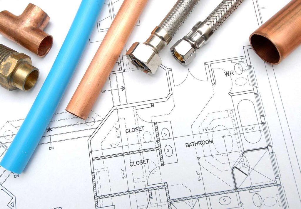 Can I Run Sink Plumbing Through 3-5 8